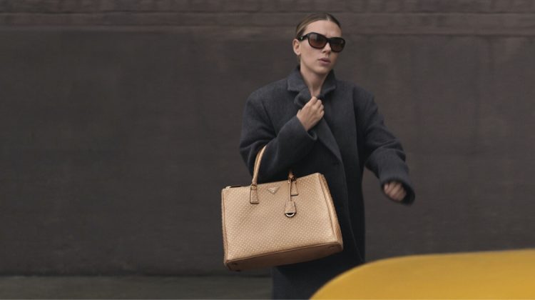 Scarlett Johansson Is On the Move in Prada Galleria Ad