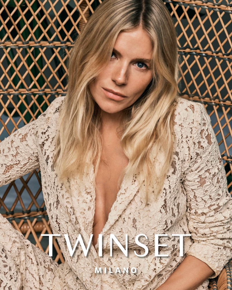Sienna Miller Twinset Spring 2024 Ad Campaign