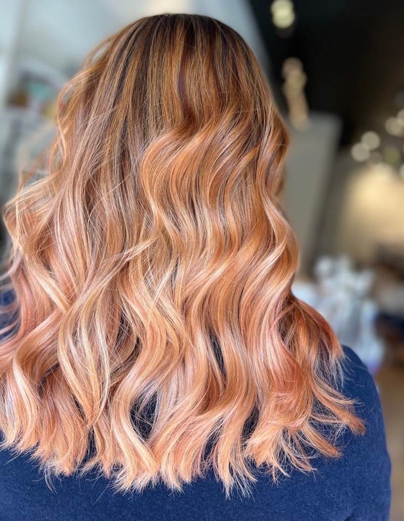 Strawberry Blonde Highlights