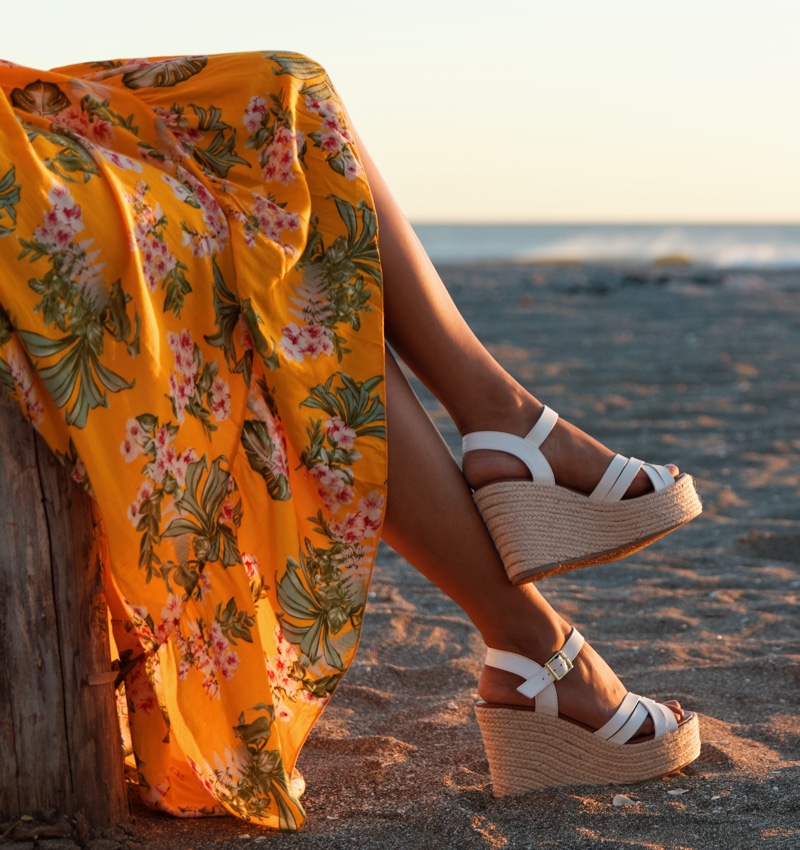 Wedge Sandals Beach Wedding Attire