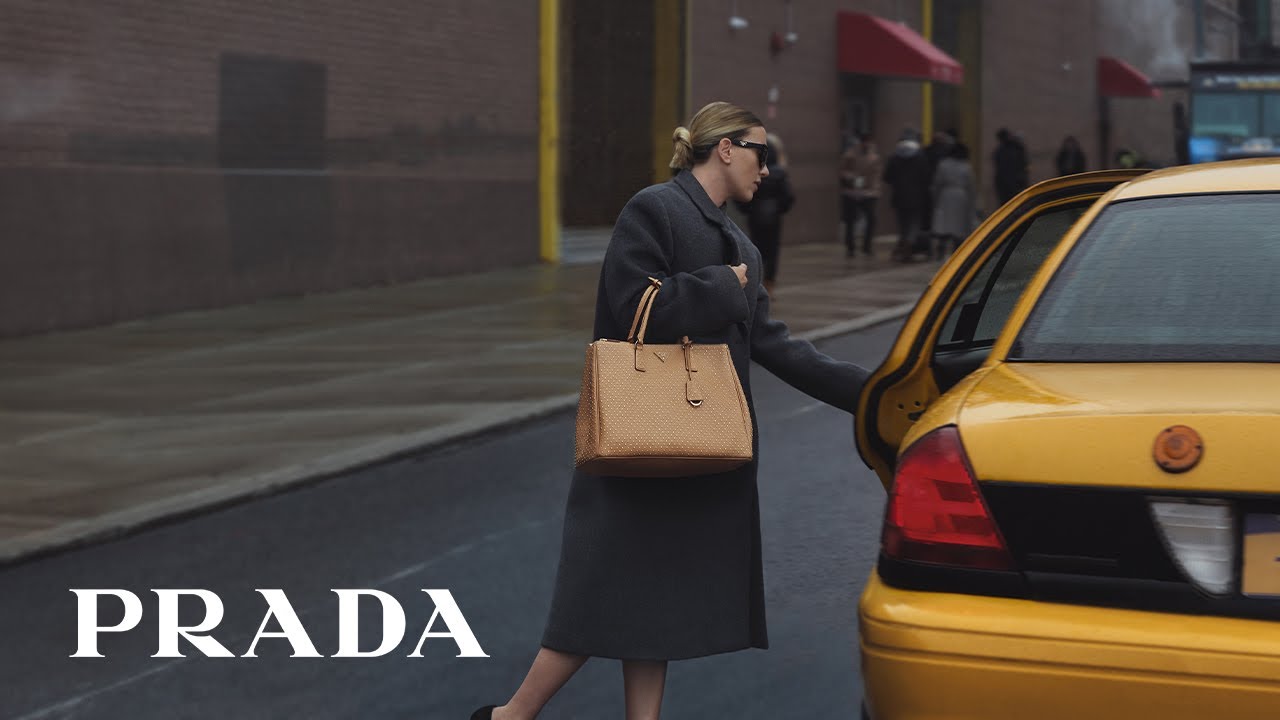 Scarlett Johansson Is On the Move in Prada Galleria Ad