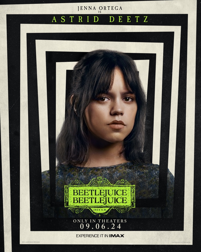 Jenna Ortega Beetlejuice Beetlejuice 2024 Poster