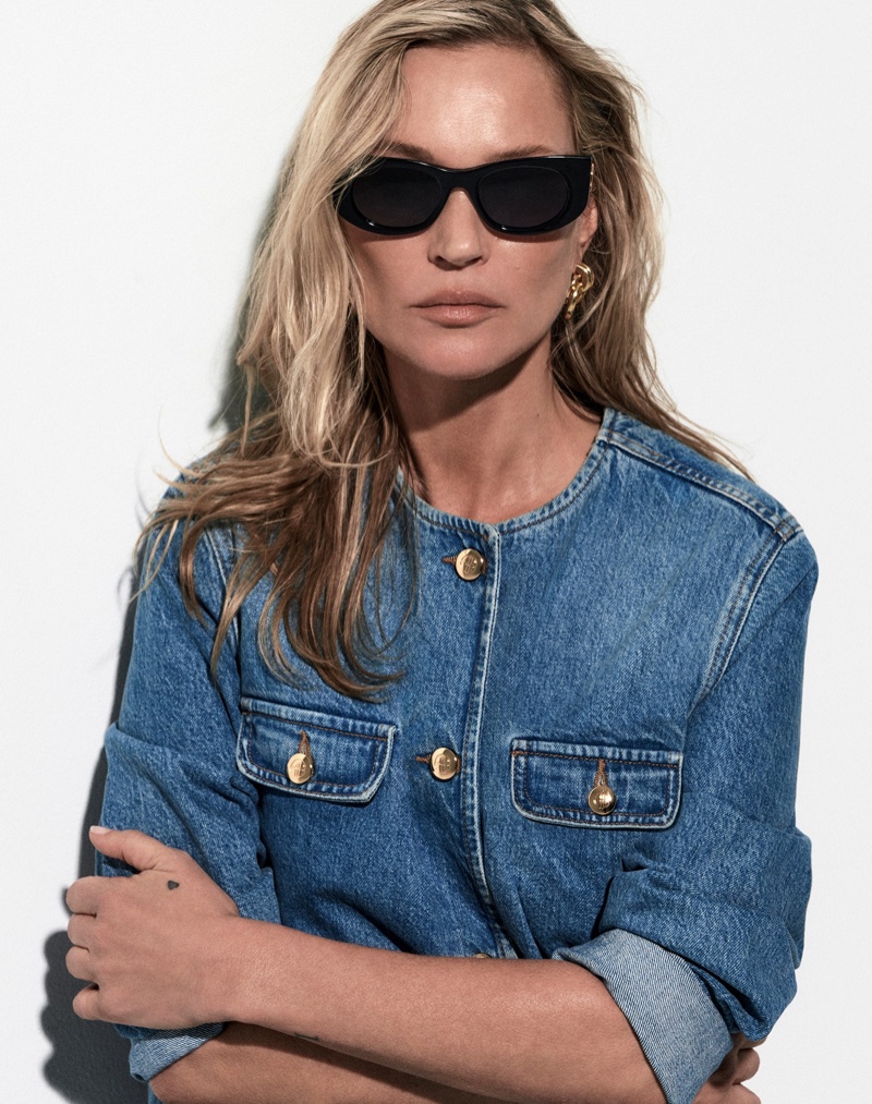 Kate Moss Makes Her Return for Anine Bing Summer 2024 Ad