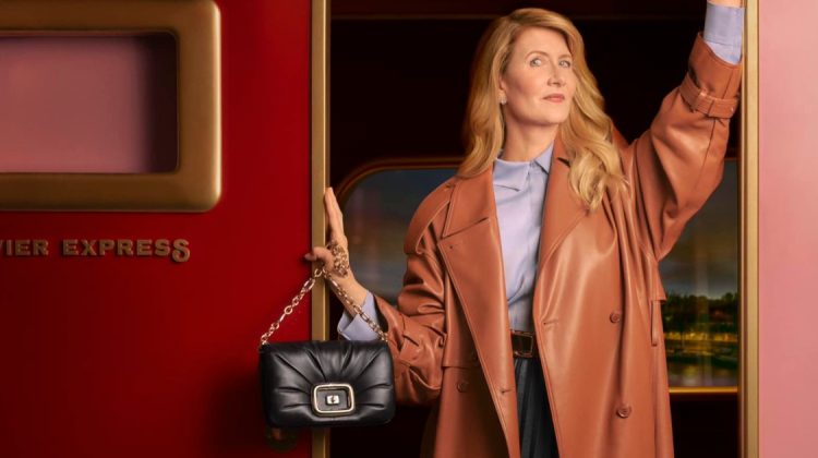Laura Dern Has a Stylish Trip on the Roger Vivier Express