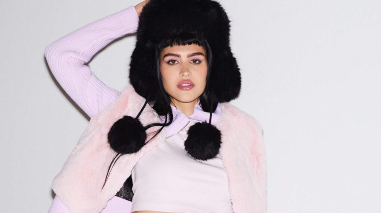 Amelia Gray Rocks Pastels in Moose Knuckles Fall 2024 Ad
