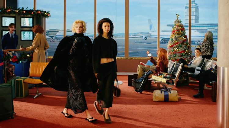 Zara’s Holiday Flight Channels Airport Glam
