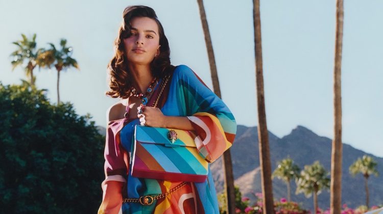 Emily Ratajkowski is Retro Glam in Kurt Geiger Spring 2025 Ad