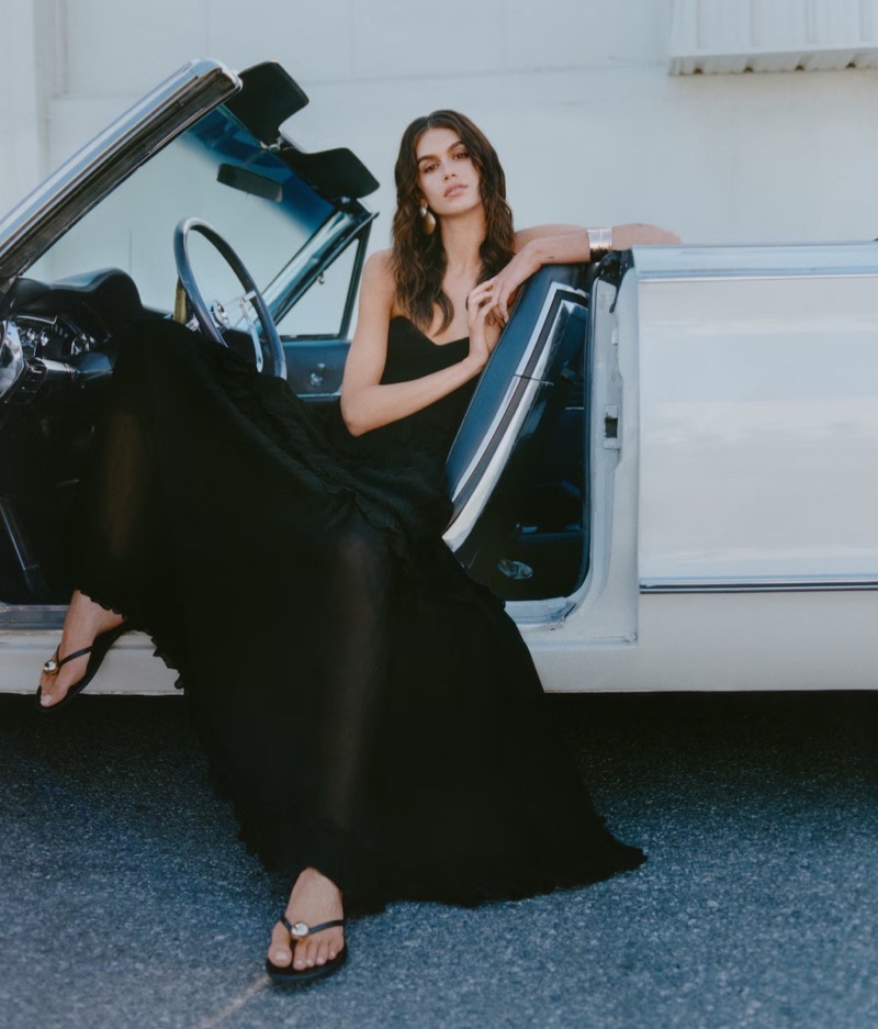 Kaia Gerber fronts Mango's Craft Your Own Story summer 2025 campaign.