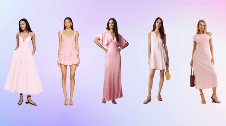 Powder Pink Dresses Are the Trend of the Moment