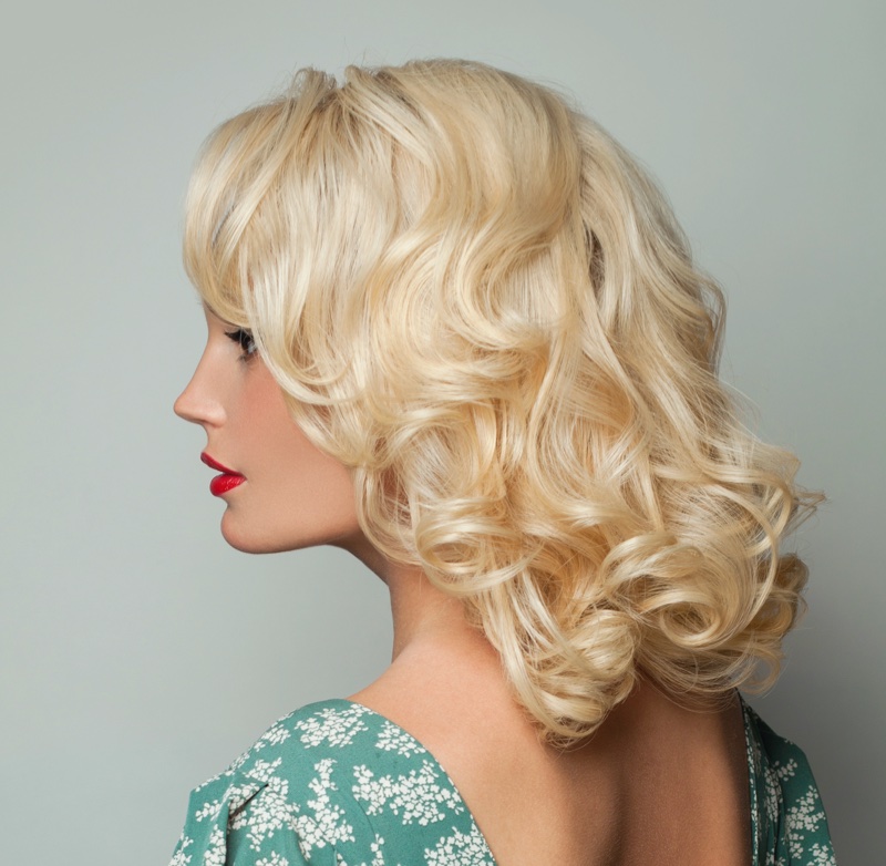 Curly Blonde Wig