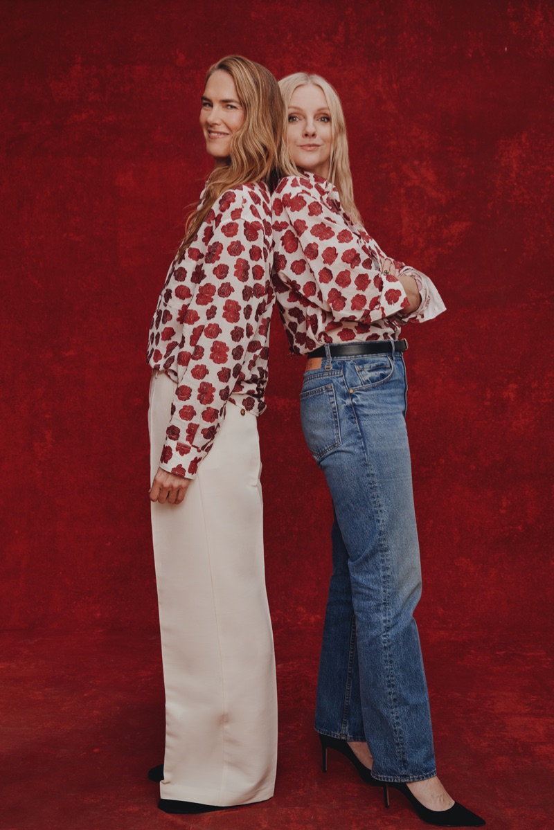 JJ Martin & Laura Brown appear in La DoubleJ x (RED) campaign.