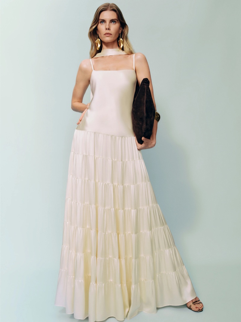 Reformation Agnes Silk Dress $848