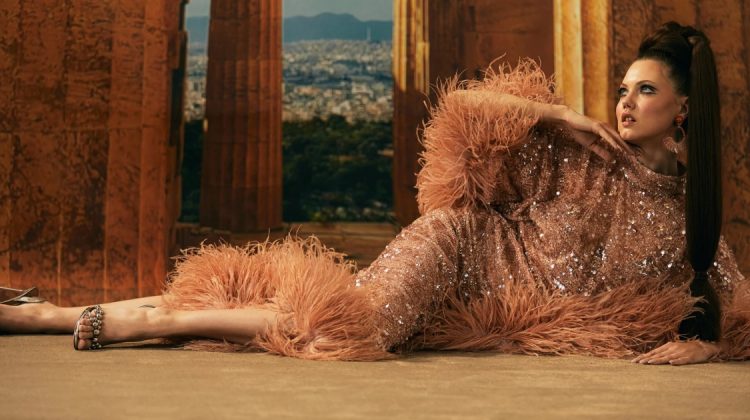 Lindsey Wixson is Retro Glam in Taller Marmo Pre-Fall 2025