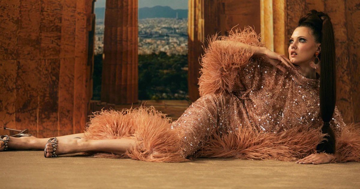 Lindsey Wixson is Retro Glam in Taller Marmo Pre-Fall 2025