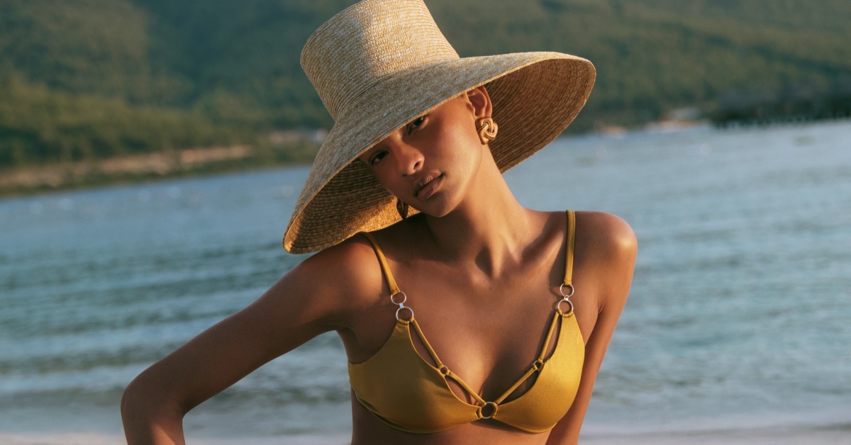 Ana Portela Stuns in Swimsuit Looks for Elle Turkey