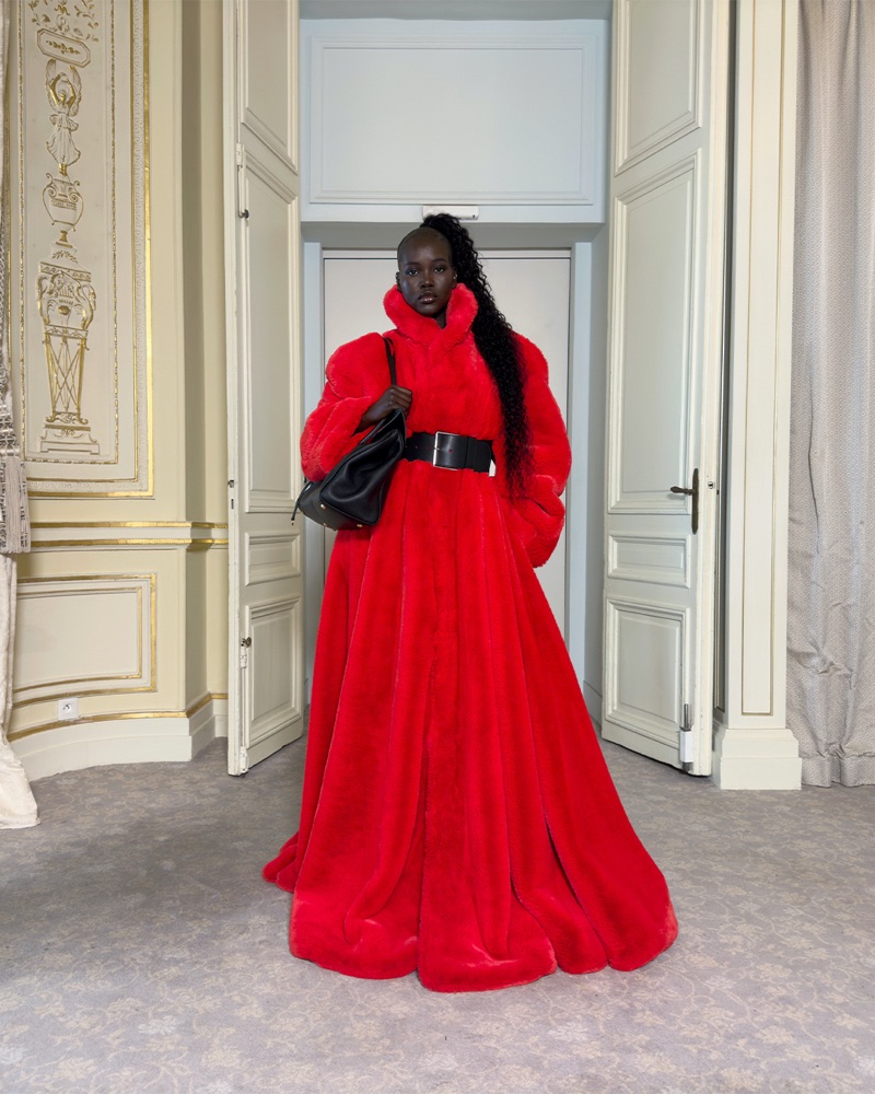 Adut Akech fronts Balenciaga's winter 2025 campaign.
