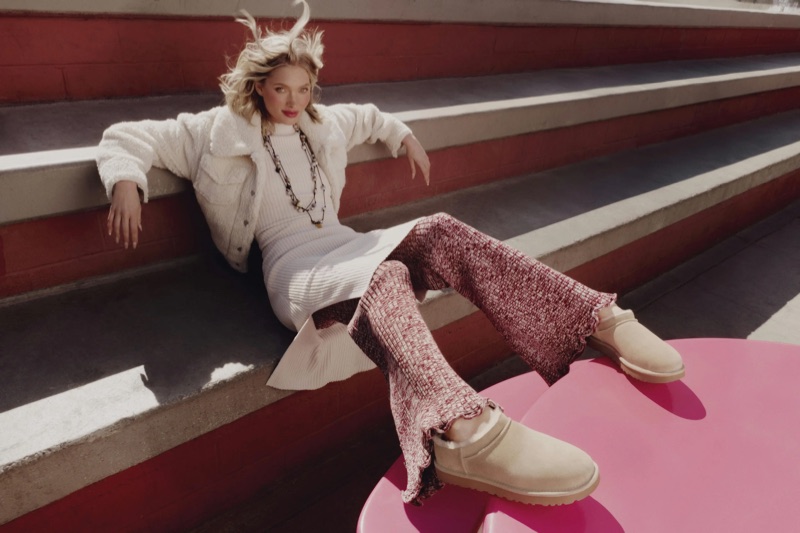 Elsa Hosk fronts UGG fall-winter 2025 campaign.