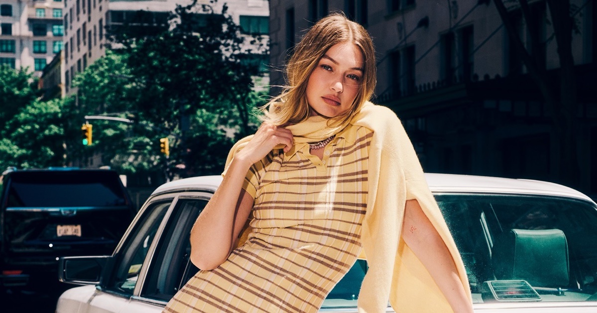 Gigi Hadid is Cozy Chic for Guest in Residence Pre-Fall