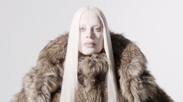 Kristen McMenamy Wears Juun. J Fall 2025 Like Fashion Armor