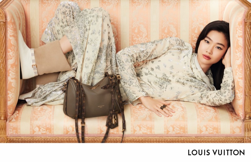 Hoyeon Jung appears in Louis Vuitton's fall-winter 2025 campaign.