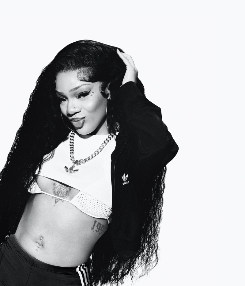GloRilla appears in adidas Superstar, The Original campaign.