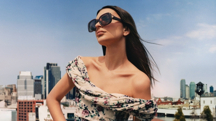 Emily Ratajkowski Turns Heads in Tory Burch’s Fall Eyewear Ad