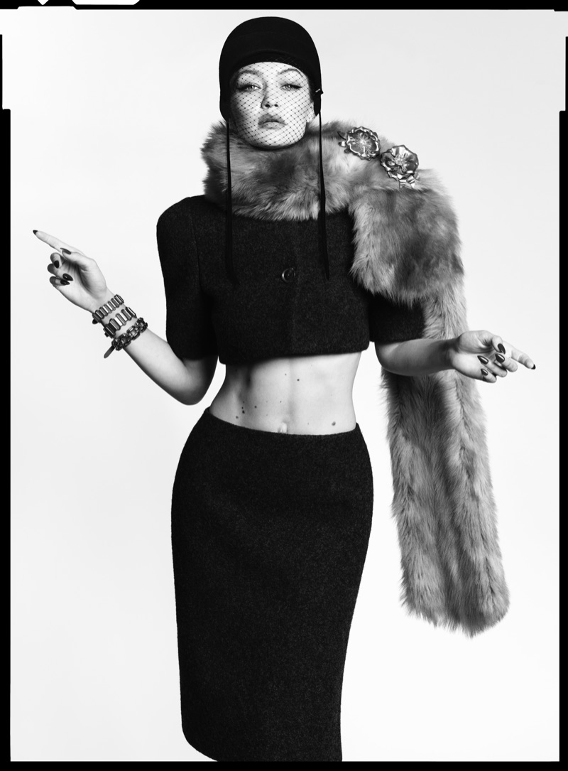 Gigi Hadid. Image Courtesy of V Magazine / Luigi & Iango
