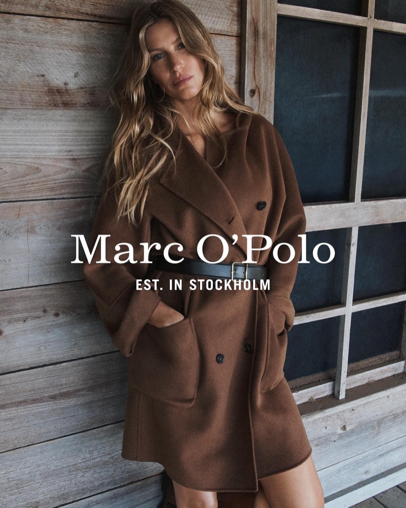 Gisele Bundchen fronts Marc O'Polo's fall-winter 2025 campaign.