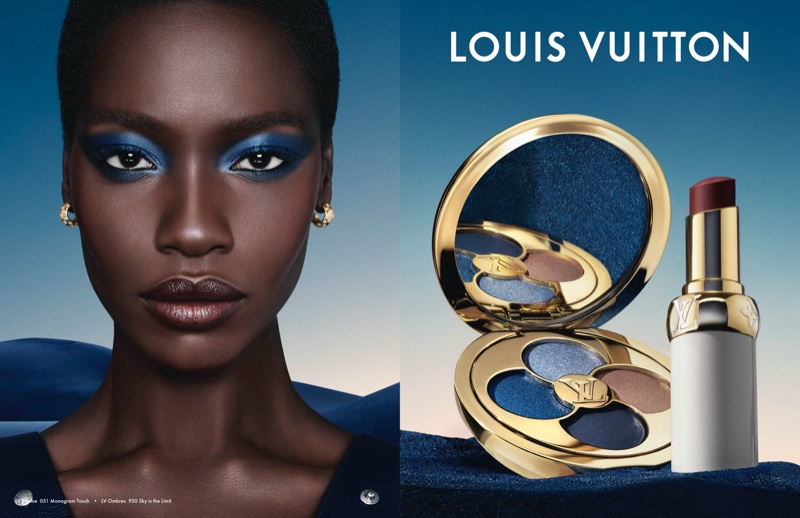 Awar Odhiang fronts Louis Vuitton La Beauté Louis Vuitton campaign.