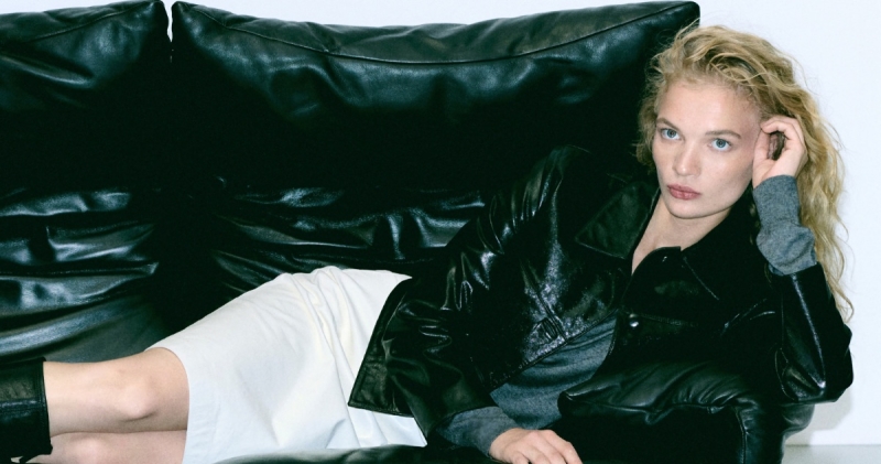 Massimo dutti leather fall 2025 editorial