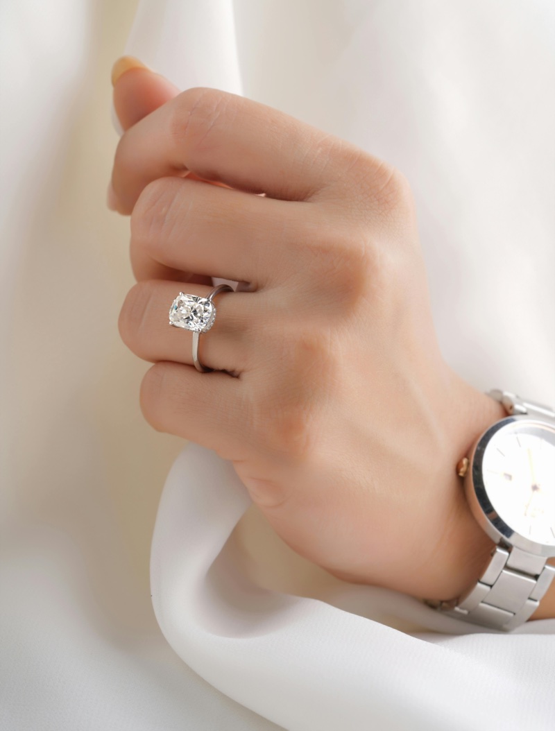 square engagement ring