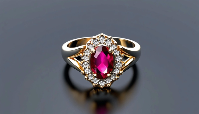 Pink Diamond Ring