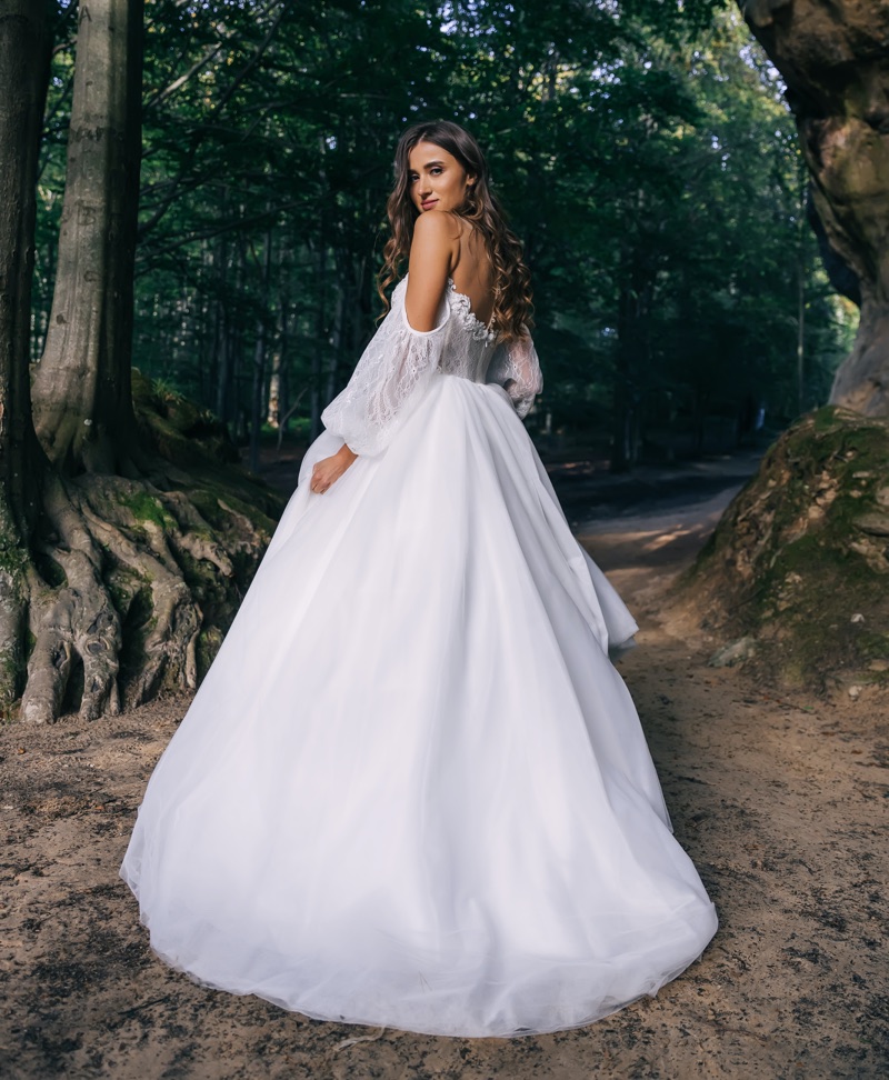 Wedding Dress Woods