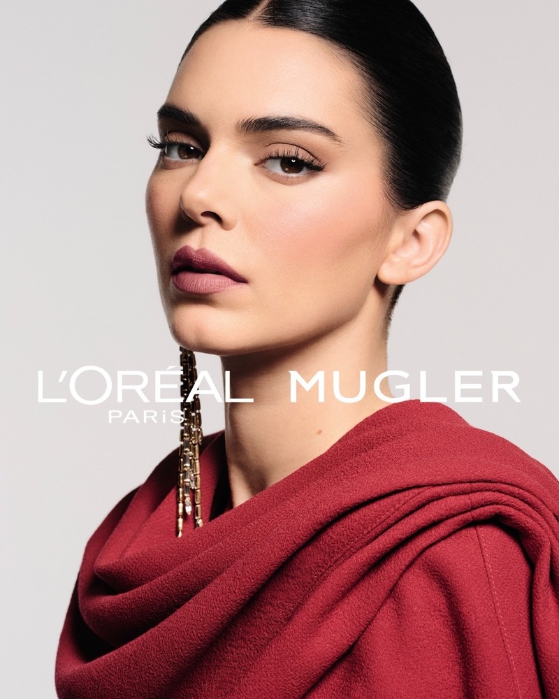 Kendall jenner loreal mugler campaign01
