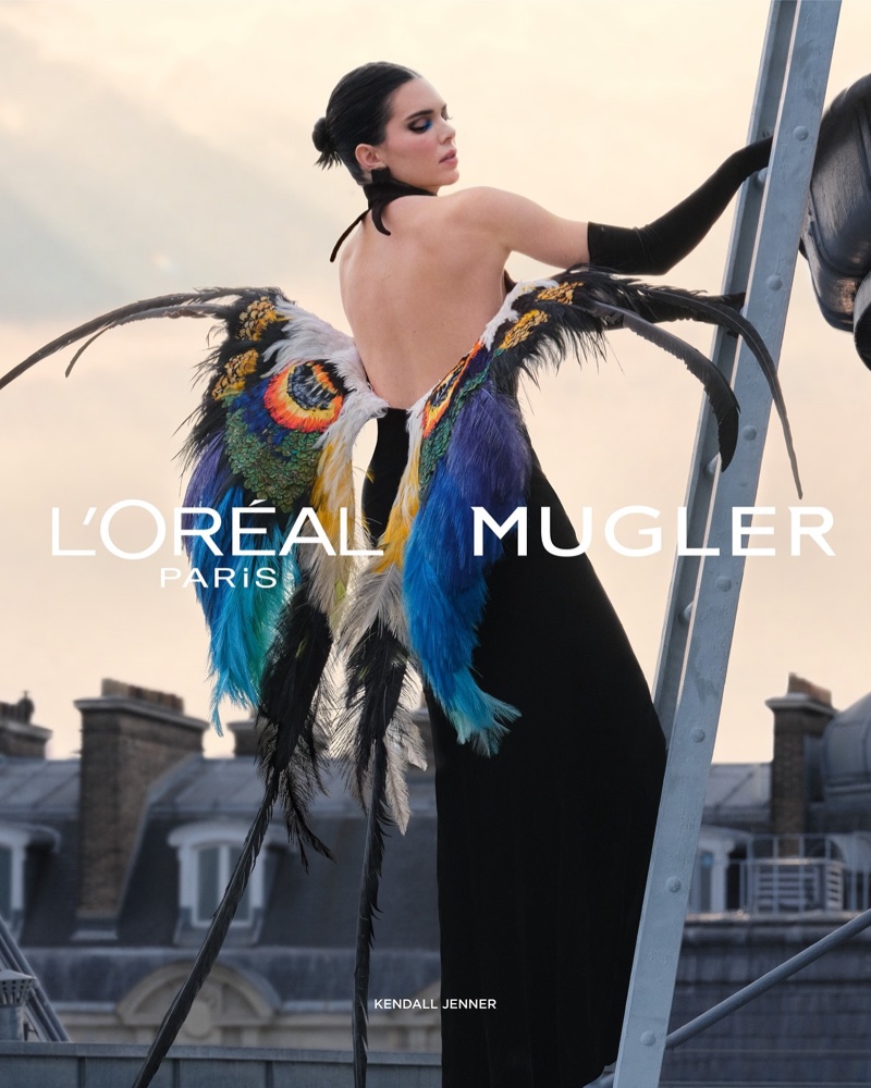 Kendall Jenner stars in L'Oréal Paris x Mugler campaign.