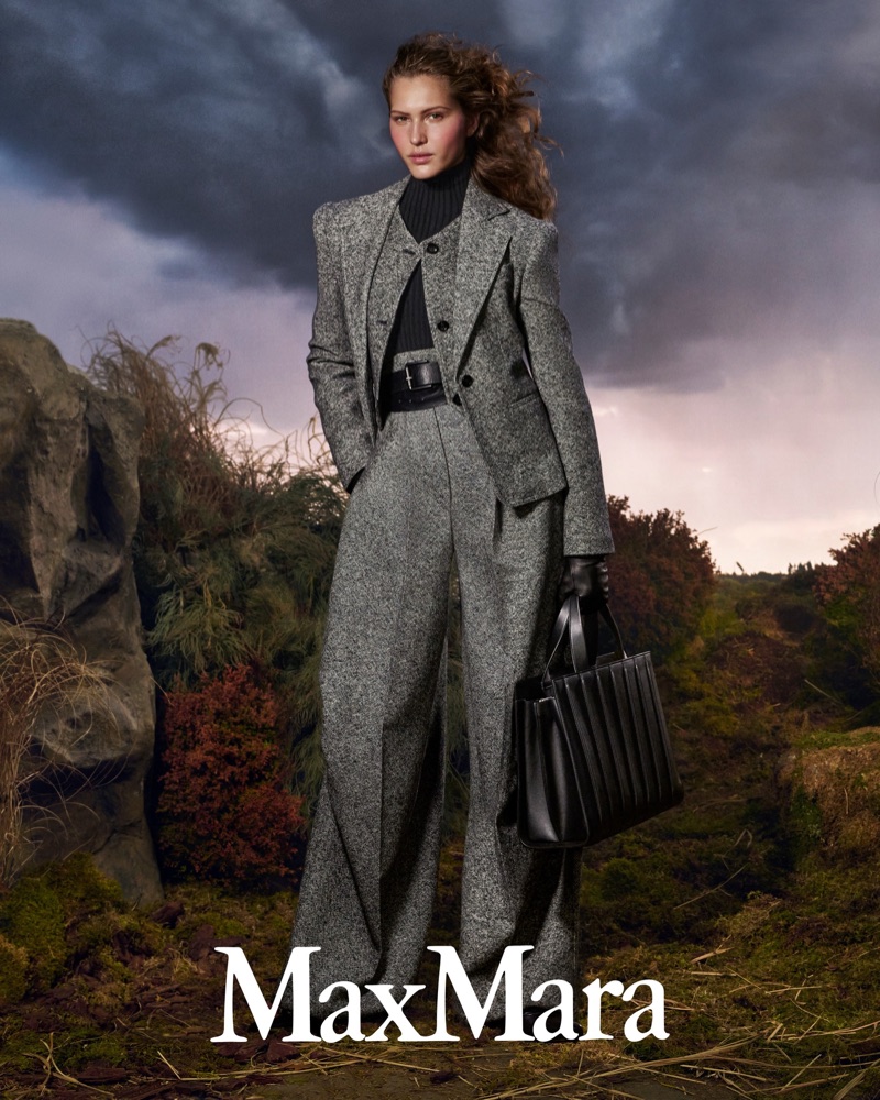 Max Mara debuts fall-winter 2025 campaign.
