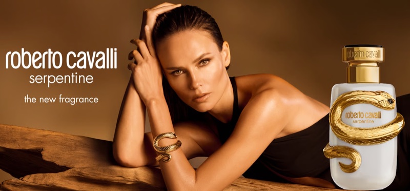 The Roberto Cavalli Serpentine eau de parfum ad.